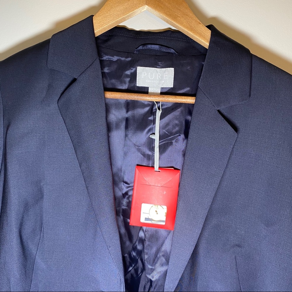 🔥SOLD🔥 PURE Blazer Navy With Gold Hardware Size 8/10 - Picture 10 of 14